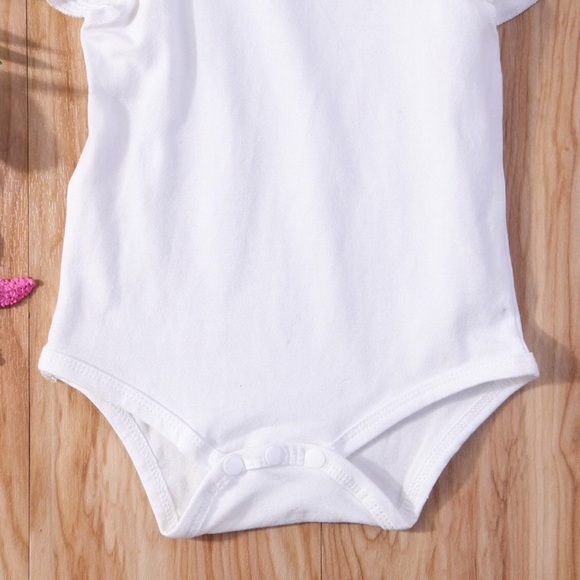 Sofia White Ruffle Romper - Picture 4 of 5